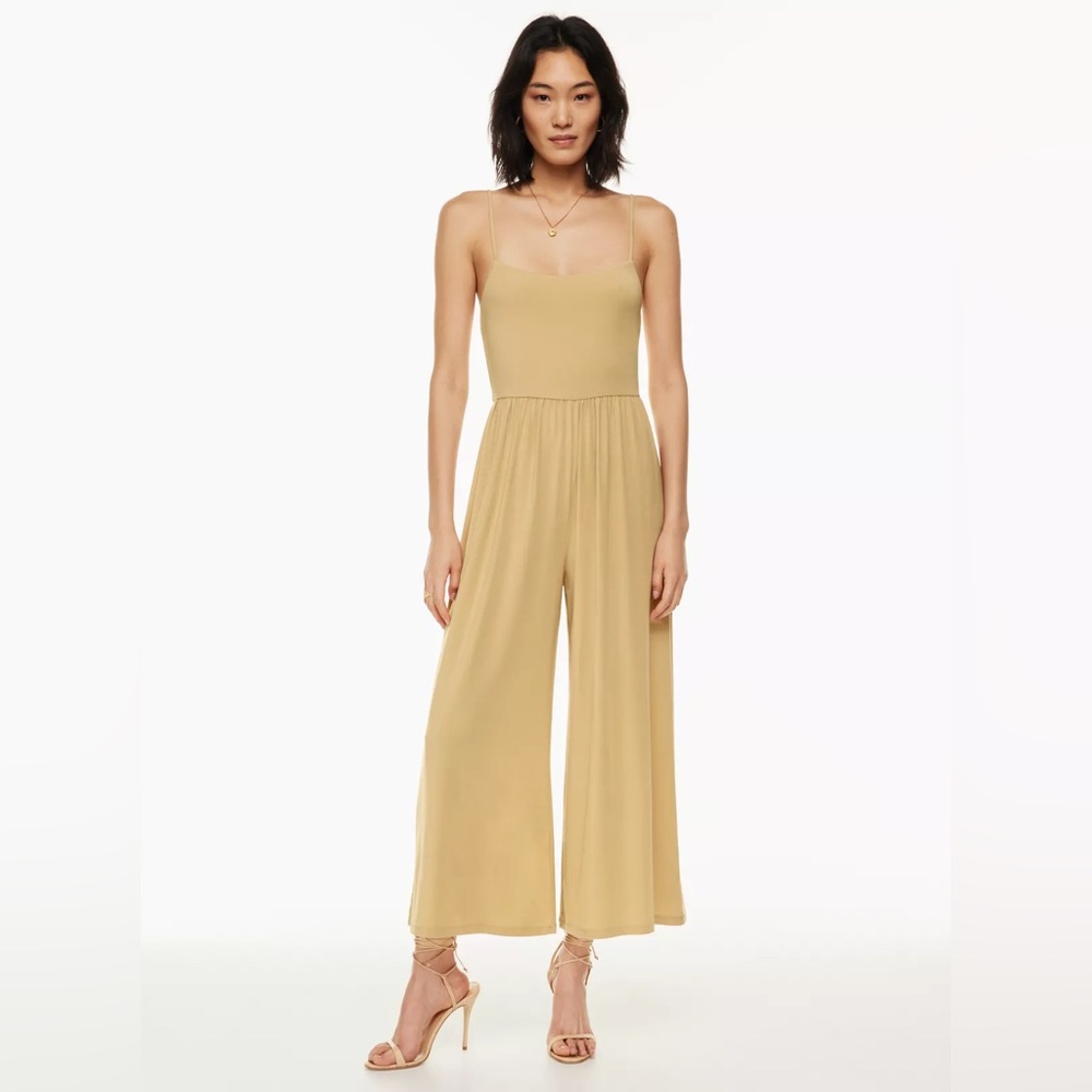 Wilfred Market Jumpsuit in Sandy Beige